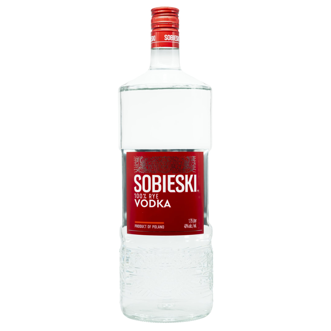 Sobieski 100% Pure Rye Vodka 1.75l 80 Proof