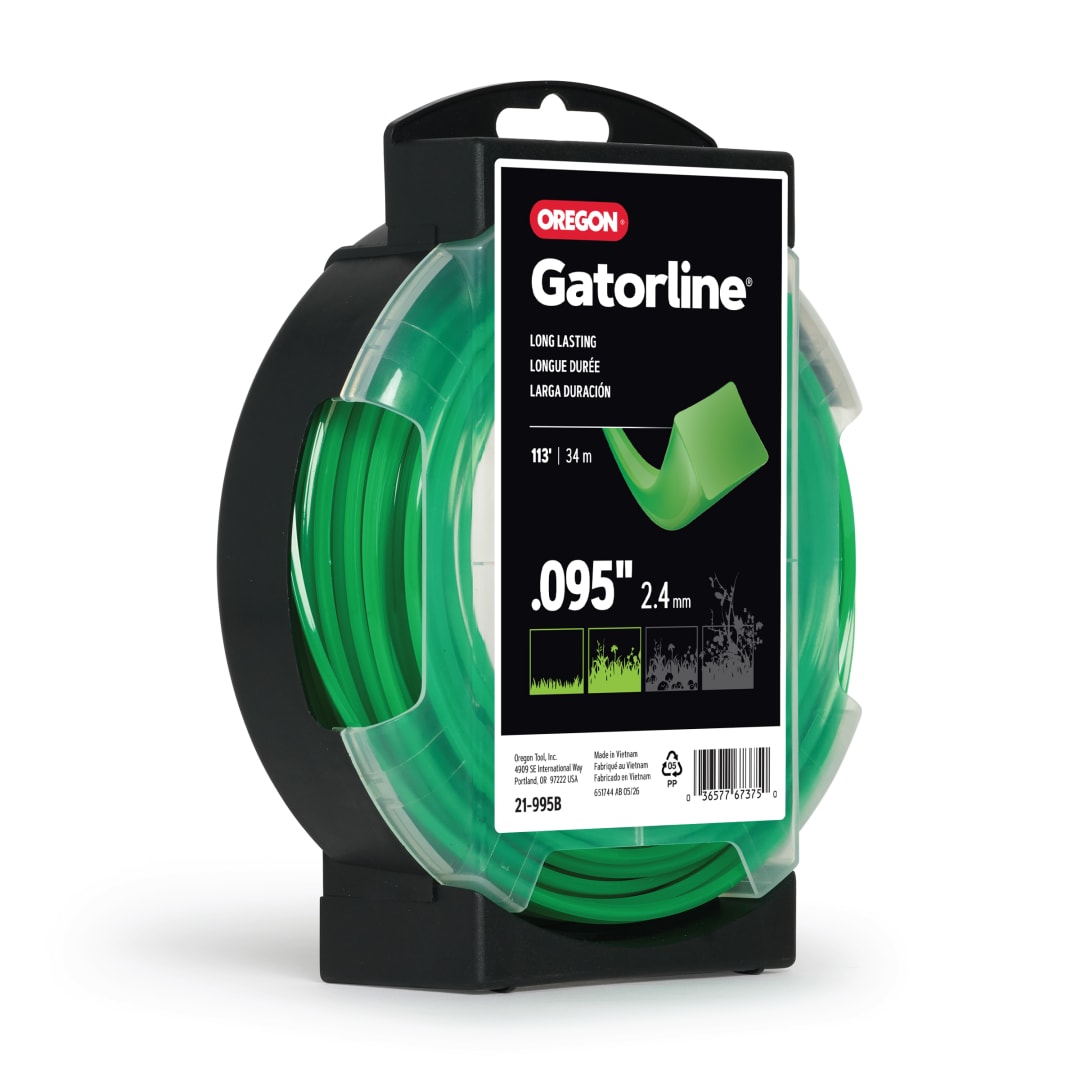 Oregon Gatorline Square Trimmer Line, .095 in. by 113 FT