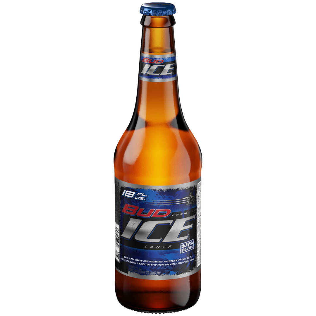 Bud Ice® Beer, 18 fl. oz. Bottle
