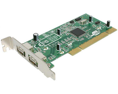 Low Profile PCI 2 Port USB 2.0 Card