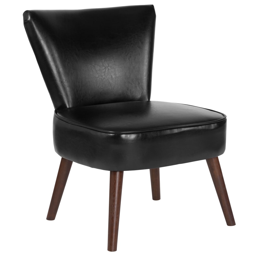 HERCULES Holloway Series Black LeatherSoft Retro Chair
