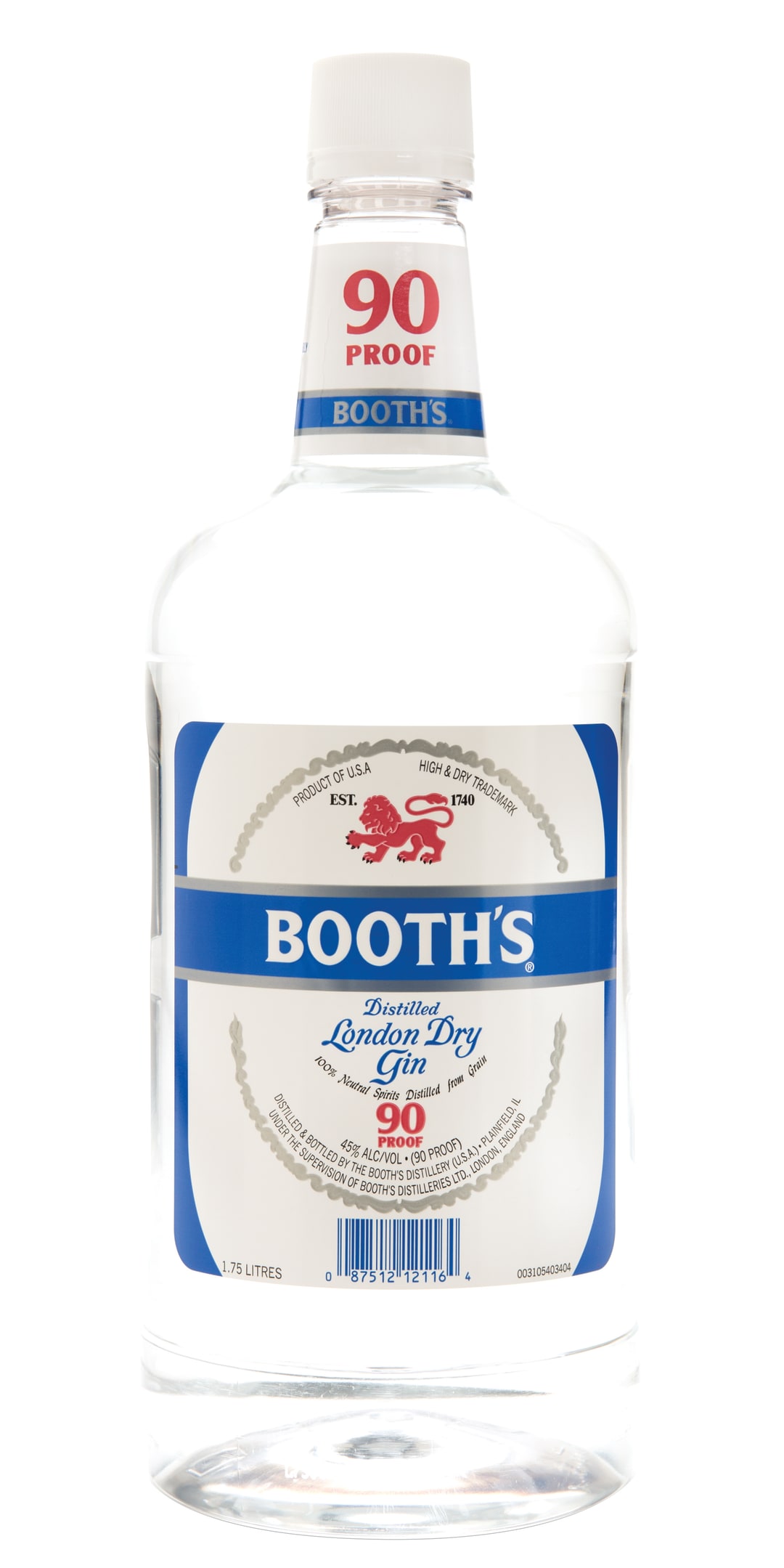 Booth's London Dry Gin 1.75l 90 Proof
