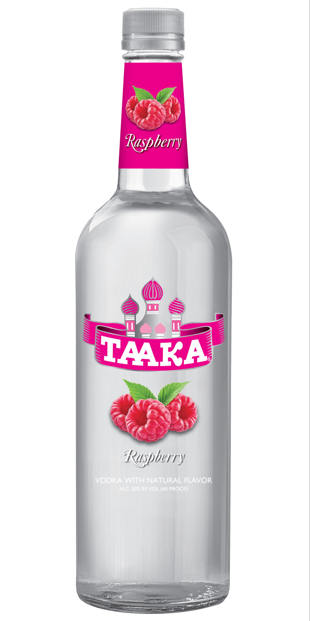 Taaka Raspberry Vodka 750ml 60 Proof