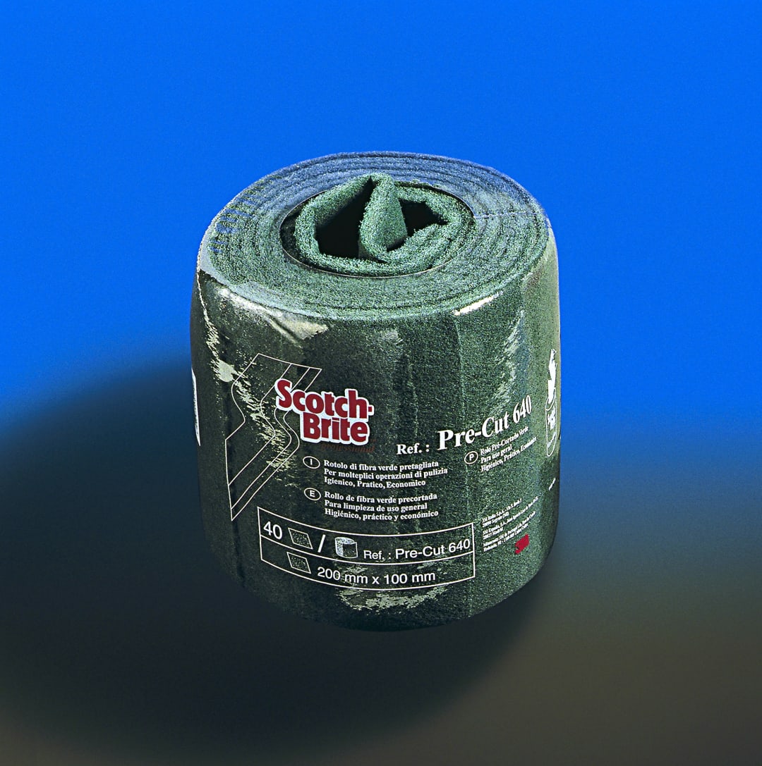 3M™ Scotch-Brite™ Handpad 98, Weiß, 158 mm x 10 m, 6 Rollen / Karton