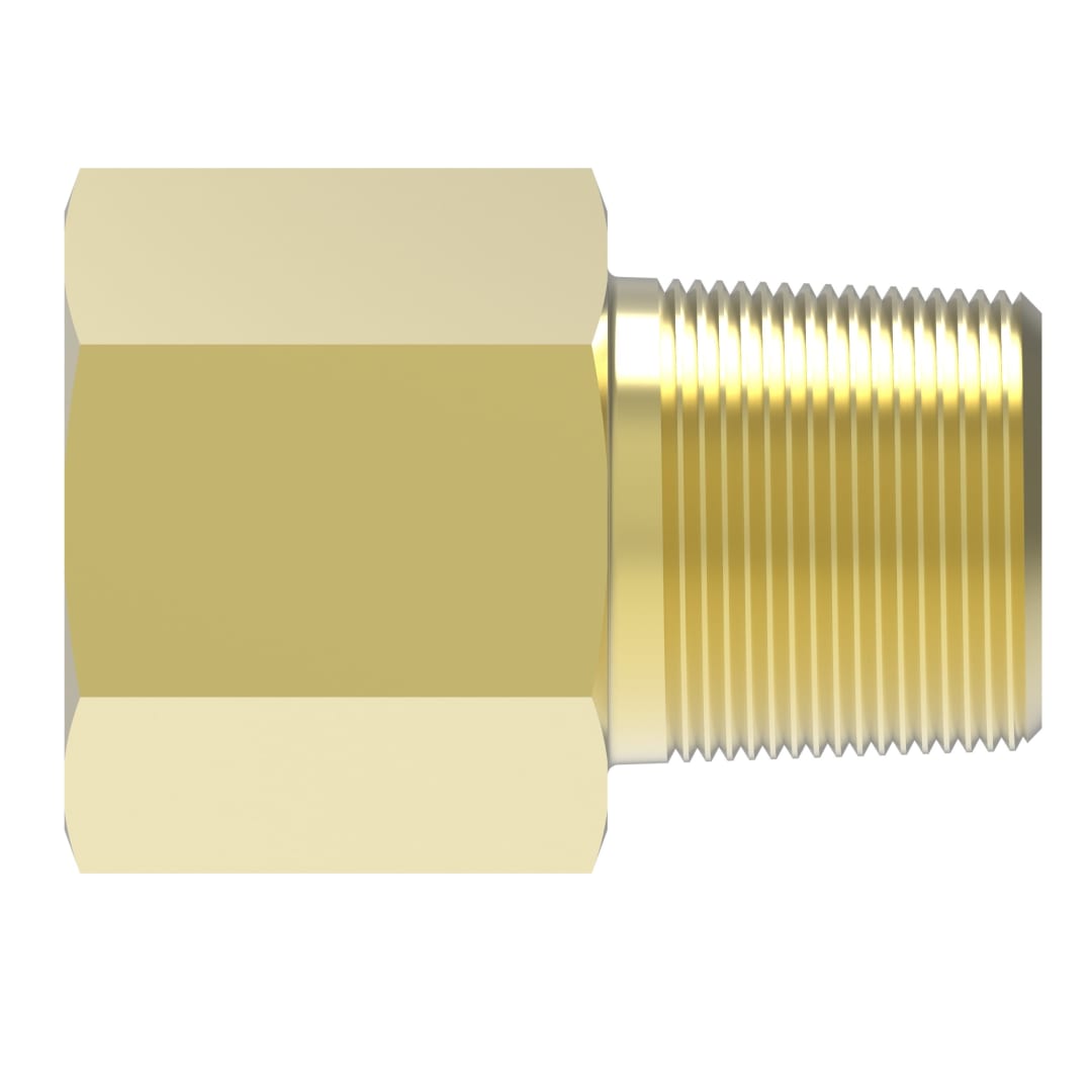 Aeroquip 3/16 X 1/8 Brass Threaded Sleeve Male Connector
