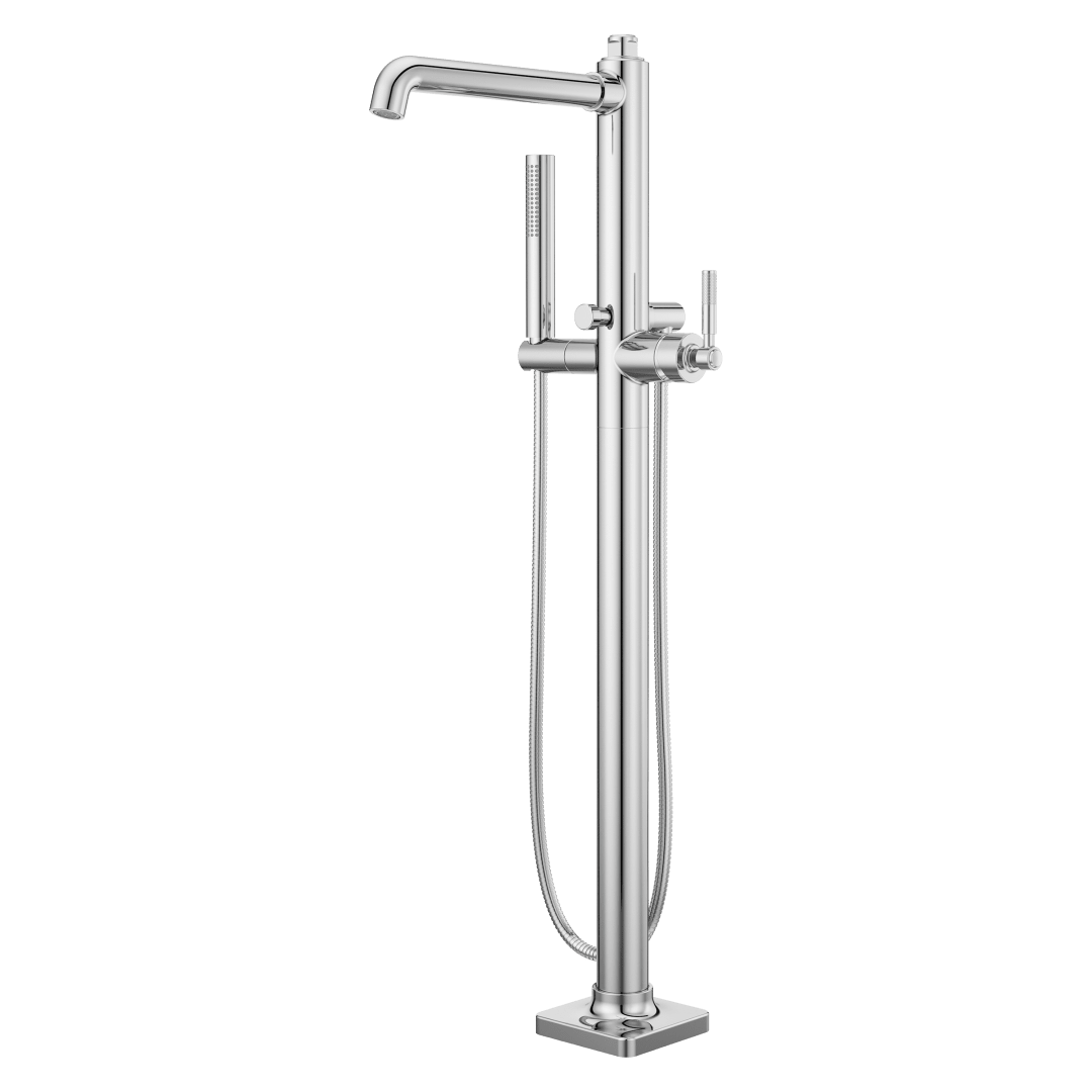Hillstone Tub Filler with Handshower in Polished Chrome