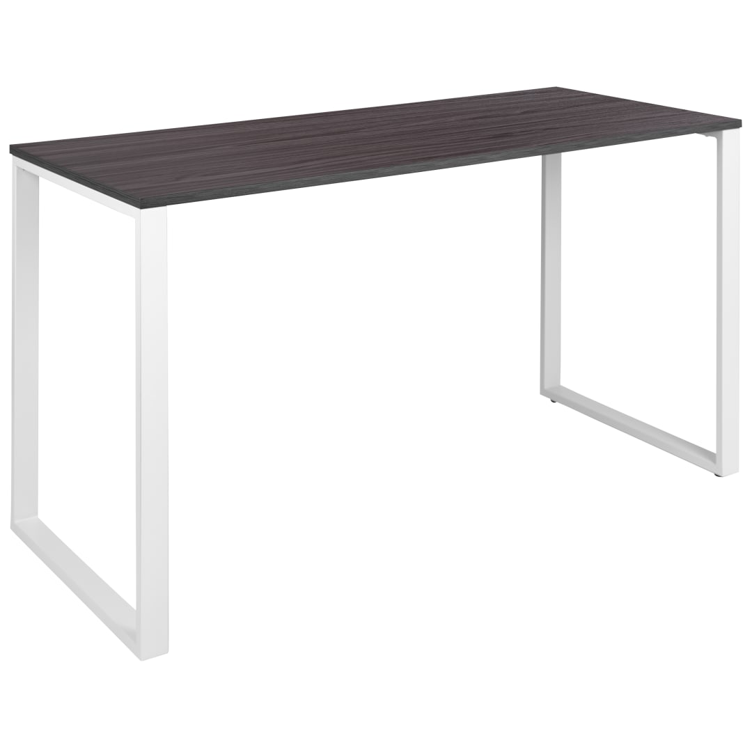 Kimberly Modern Commercial Grade Desk Industrial Style Computer Desk Sturdy Home Office Desk - 55"L - Rustic Gray