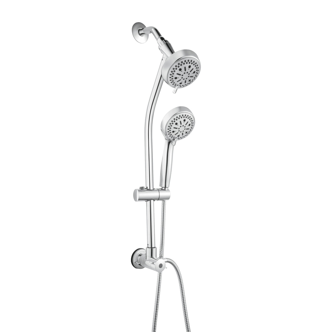 Pfister 8-Function  Slidebar Showerhead and Handheld Shower in Polished Chrome