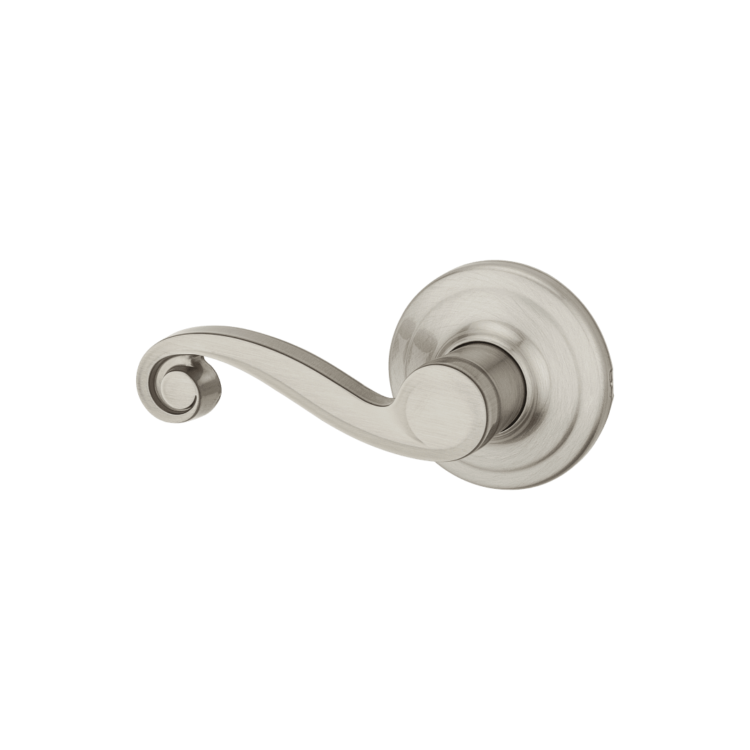 Lido Left-Handed Half-Dummy Lever in Satin Nickel