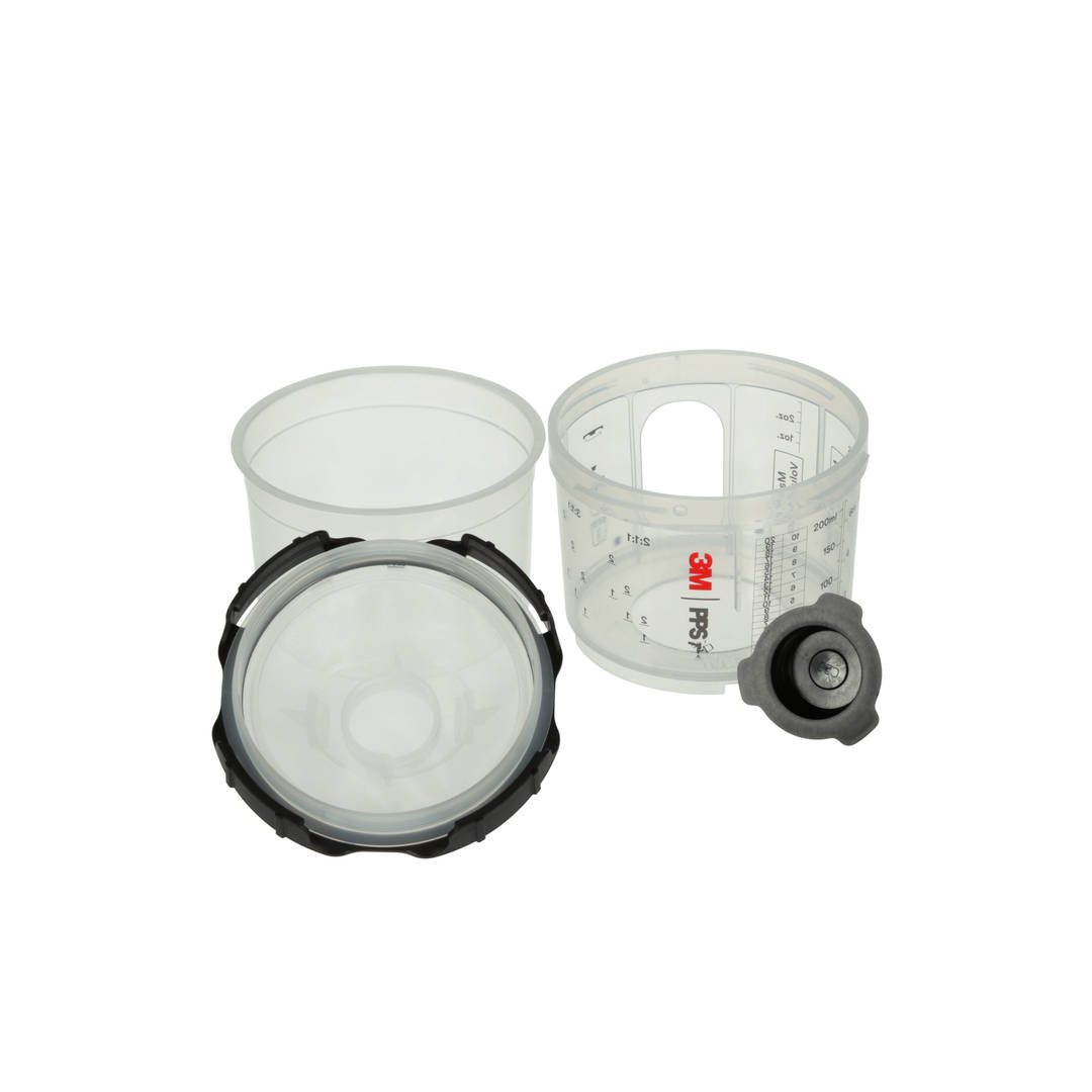 Kit com Copo e Camisa 3M™ PPS™ 2.0, Tamanho Mini 200 mL, Com Filtro 200 microns