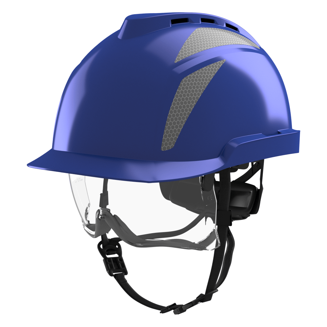 V-Gard® 930 Vented Safety Helmet with Integrated Over Spectacles