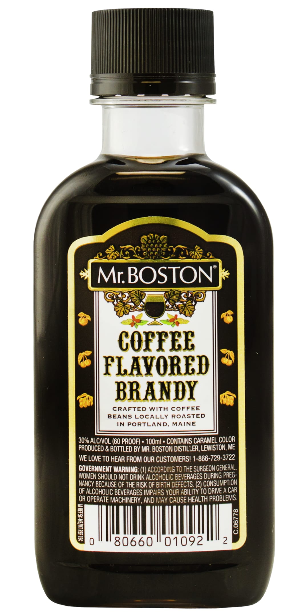 Mr. Boston Coffee Brandy 100ml 60 Proof