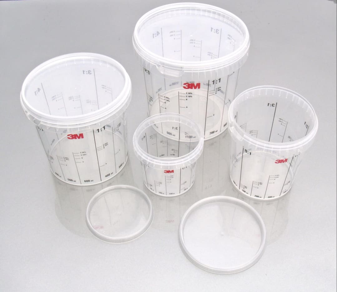3M™ Karıştırma Kapları için Kapaklar, 365 ml, 50406