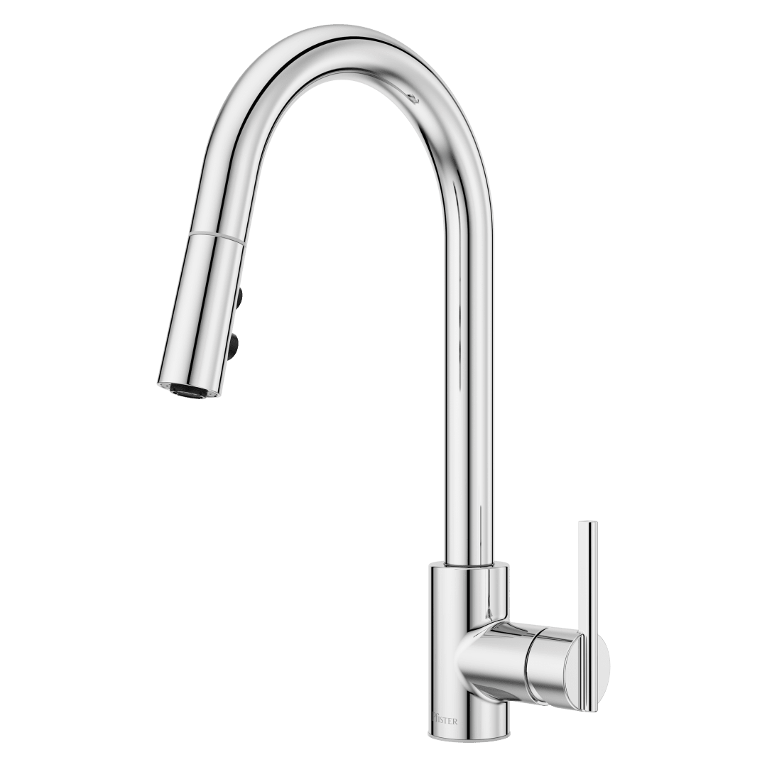 Brislin Pull-Down Kitchen Faucet in Polished Chrome