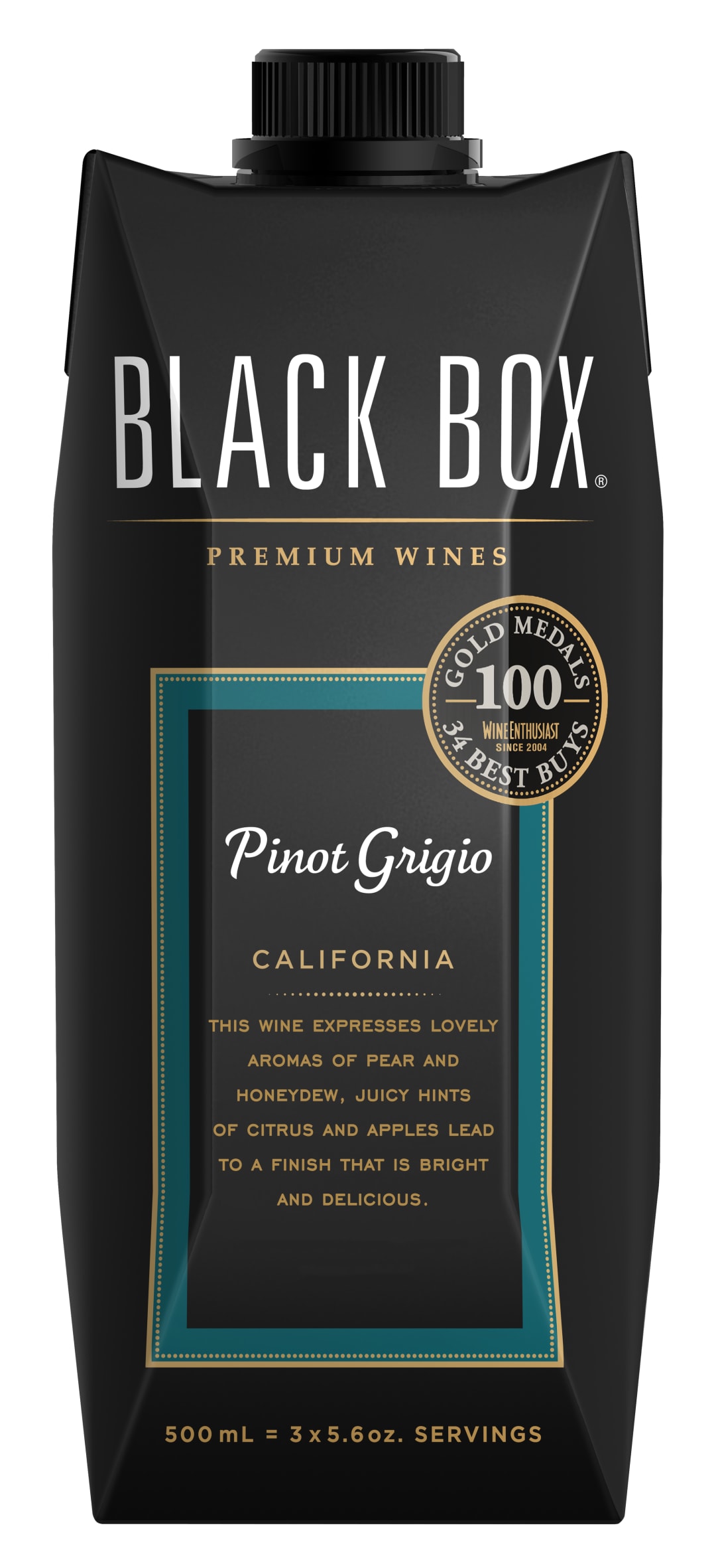 Black Box Pinot Grigio White Wine 500ml Tetra
