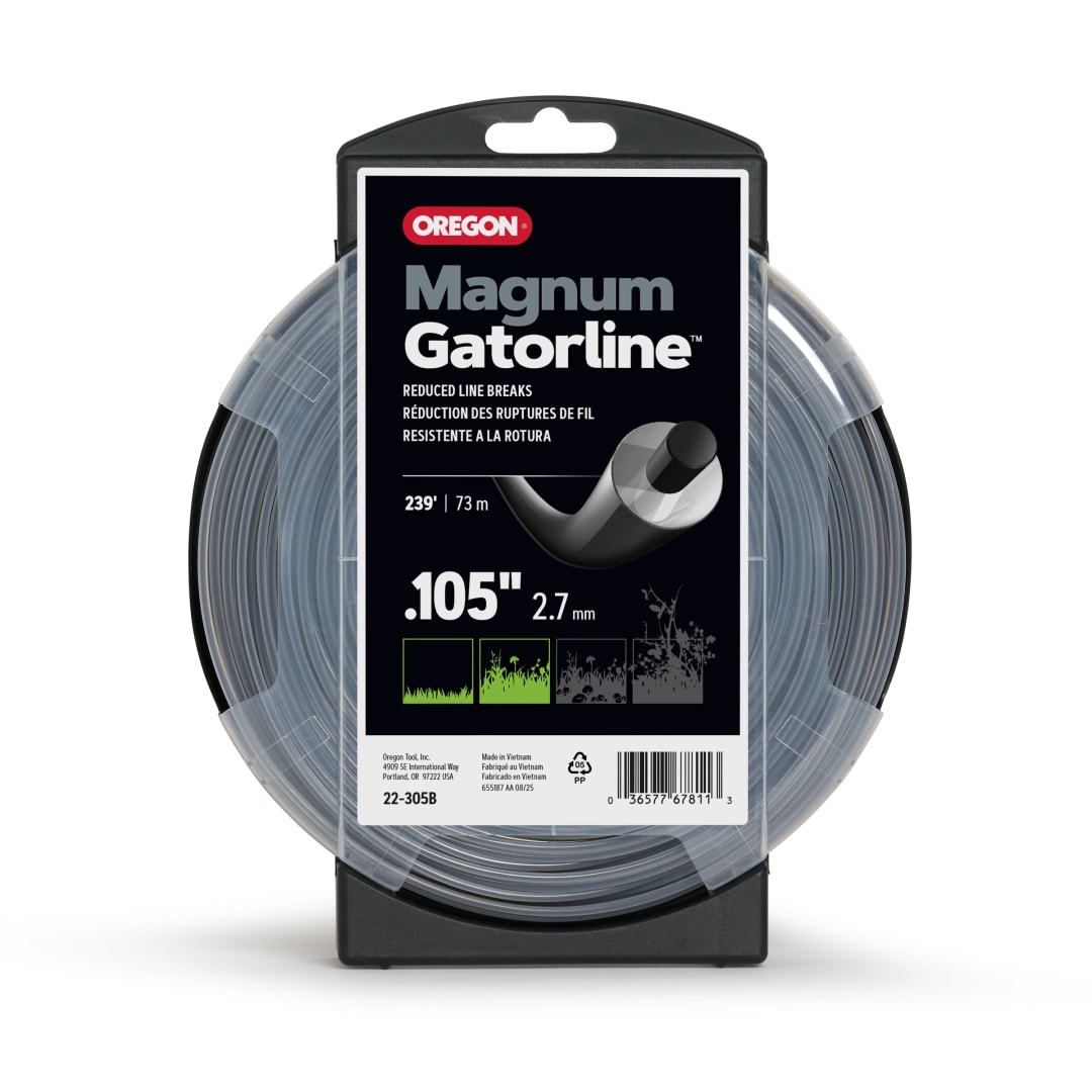 Oregon Magnum Gatorline Round Trimmer line, 0.105in, 239ft Donut
