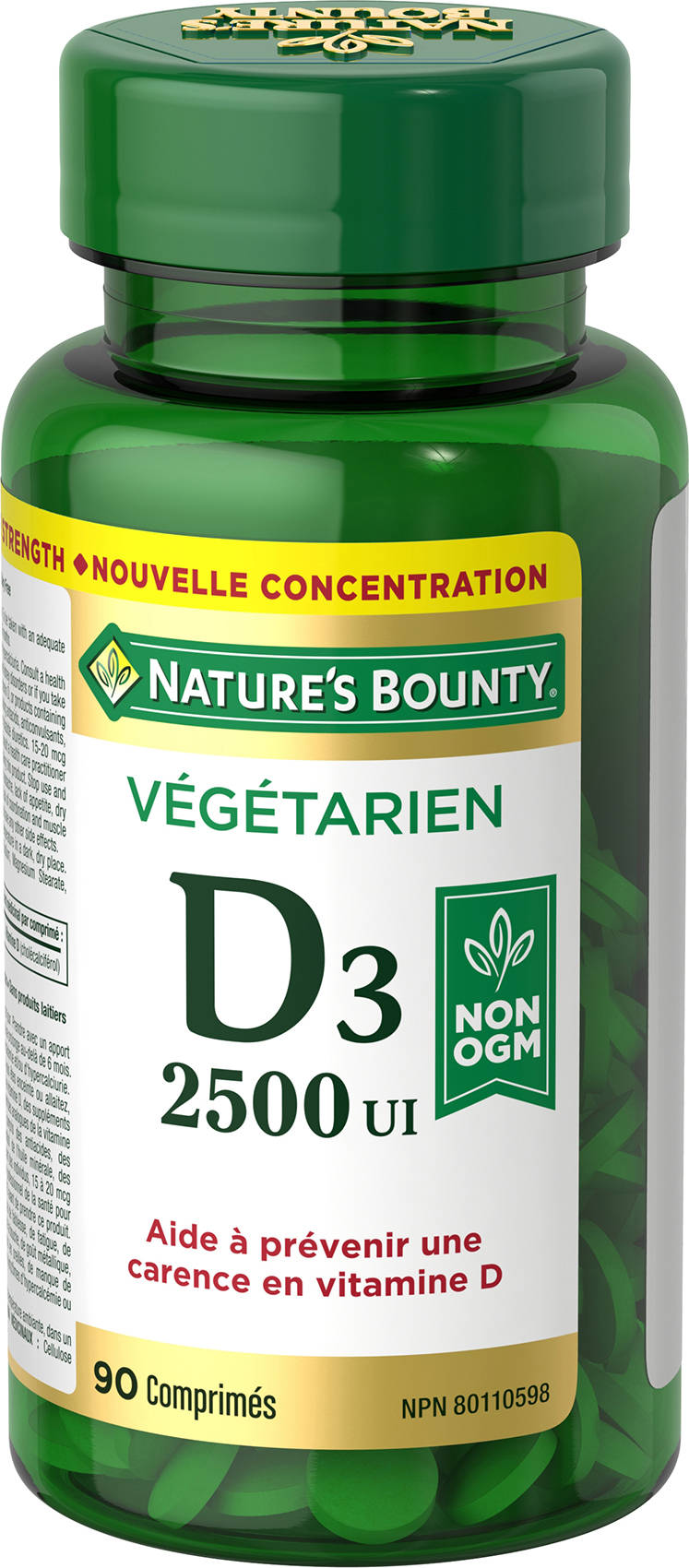 NBBL Vit D 2500 UI BC 24x90ct CA