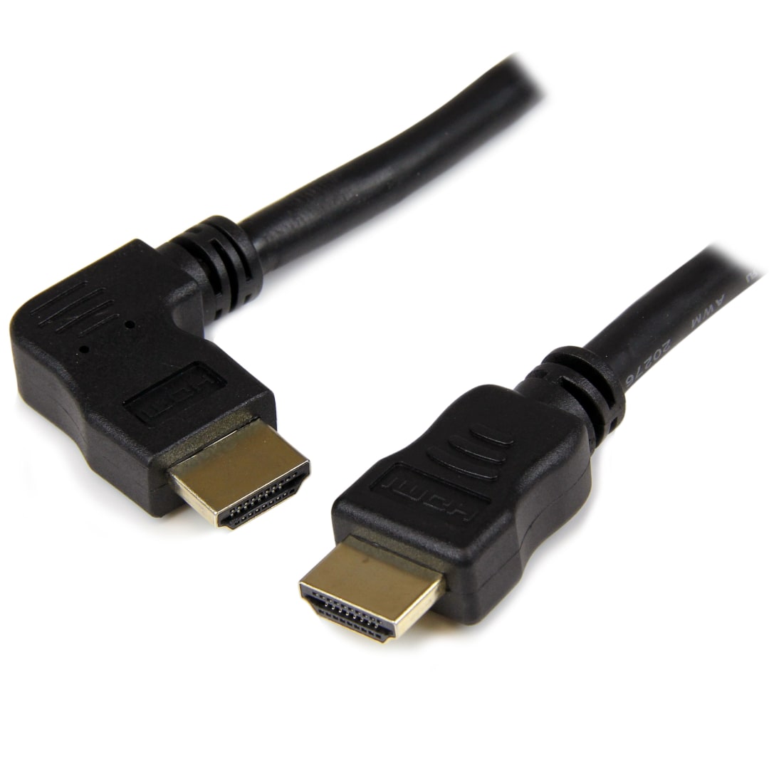 2m HDMI to Left Angle HDMI Cable Ultra HD 4k x 2k