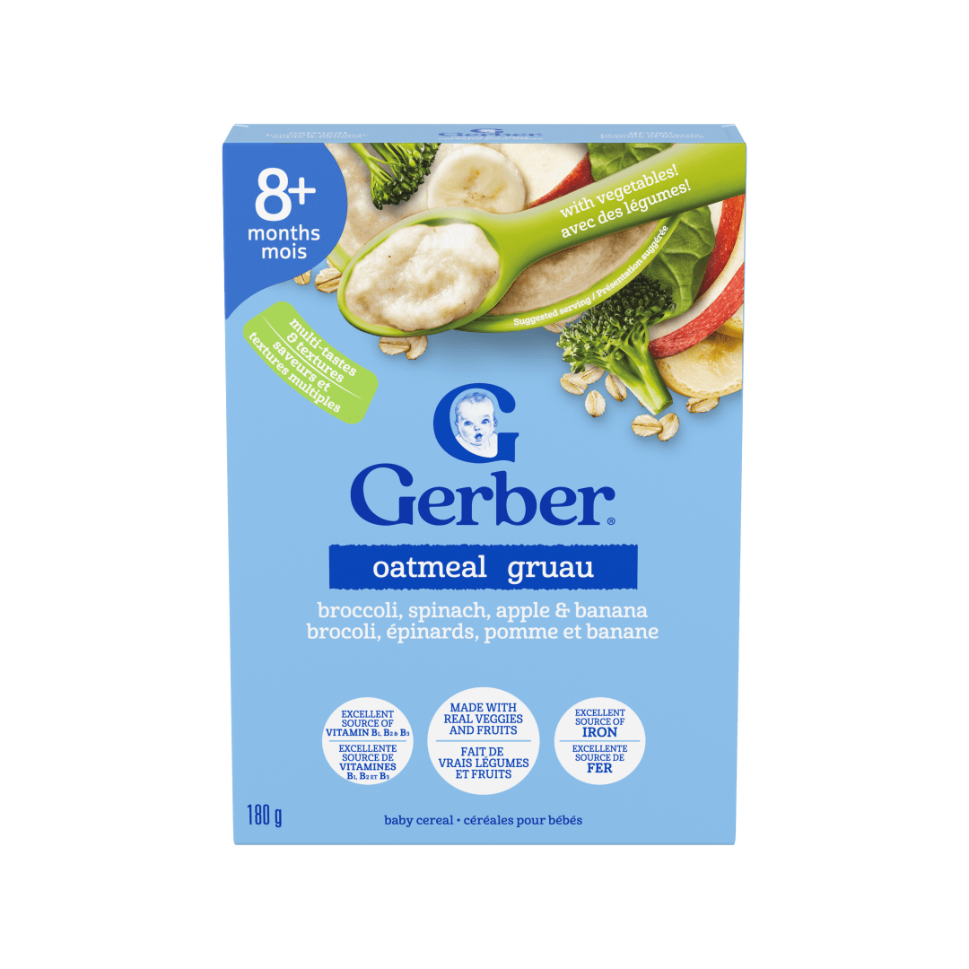 GERBER Oat Veggie Fruits 6x180g CA