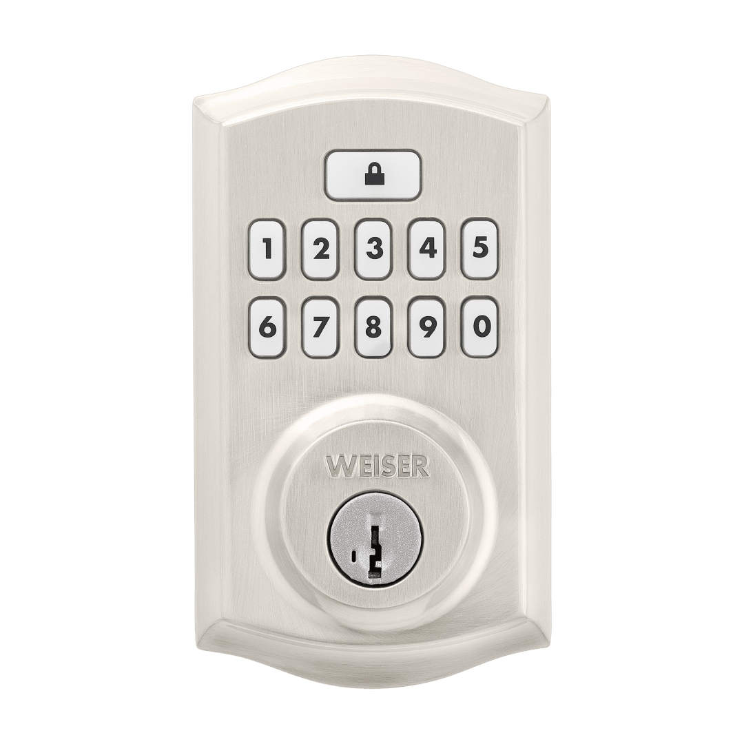 GED9260 SmartCode® Traditional Electronic Deadbolt featuring SmartKey Security™ in Satin Nickel