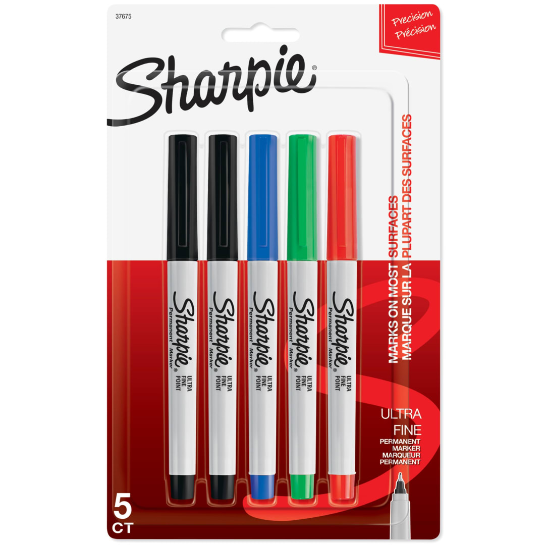 OFC PK SHARPIE UFN AST 5 CARD REPACK