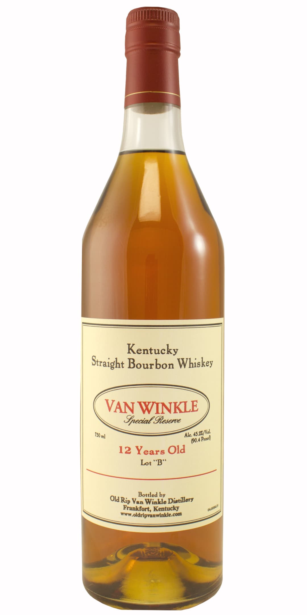 Van Winkle Special Reserve Aged 12 Years Lot B Kentucky Straight Bourbon Whiskey 75CL 45.2%