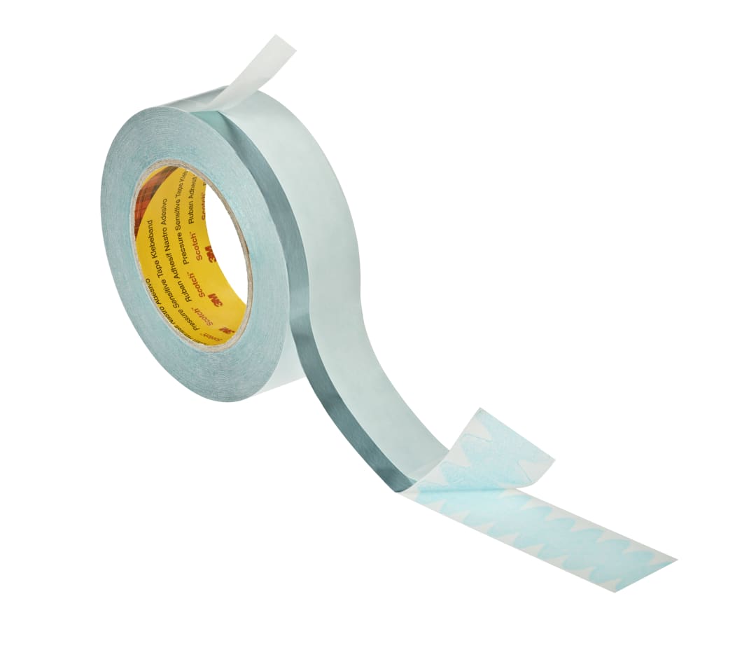 3M™ Repulpable Flying Splice Tape 9351AL, Blue, 37 mm x 33 m, 0.10 mm