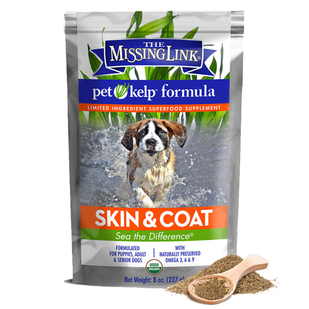 Pet Kelp® Skin & Coat Powdered Supplement for Dogs 8 oz Bag