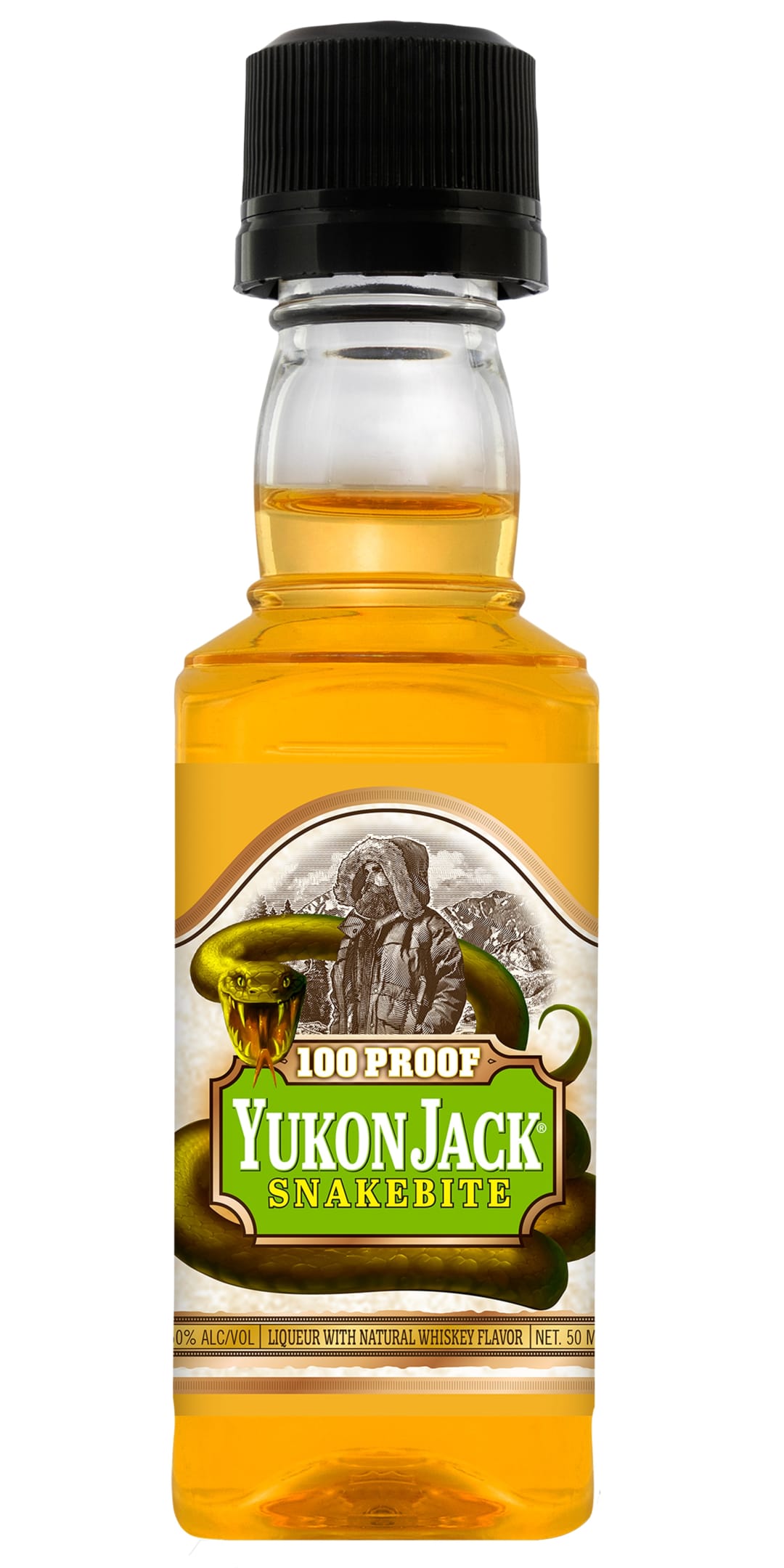 Yukon Jack Snakebite Whiskey 50ml 100 Proof