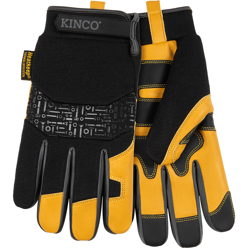 KincoPro™ Lined Premium Grain Goatskin &amp; Synthetic Hybrid with Pull-Strap