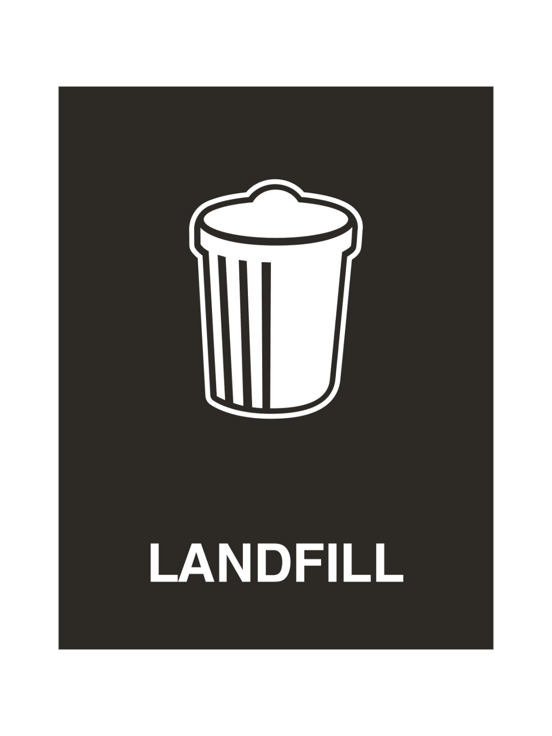  ASPYRE - Sign - Landfill - Black