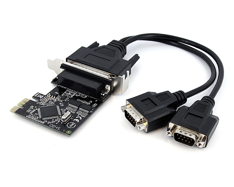 DB9 PCI Express Serial Adapter Card w/ 16550 UART