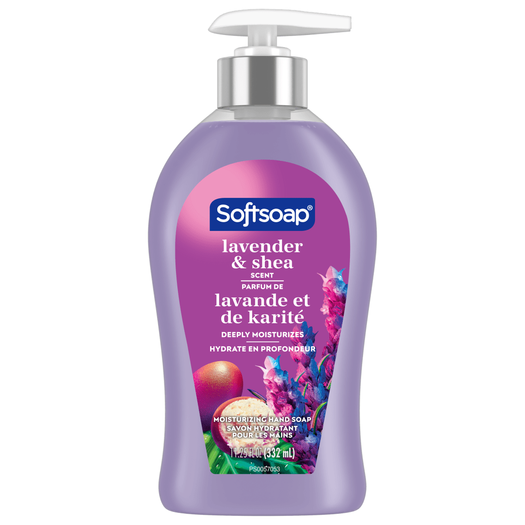 Softsoap Lavender & Shea Scent Liquid Hand Soap, Moisturizing Liquid Hand Soap, 332 mL