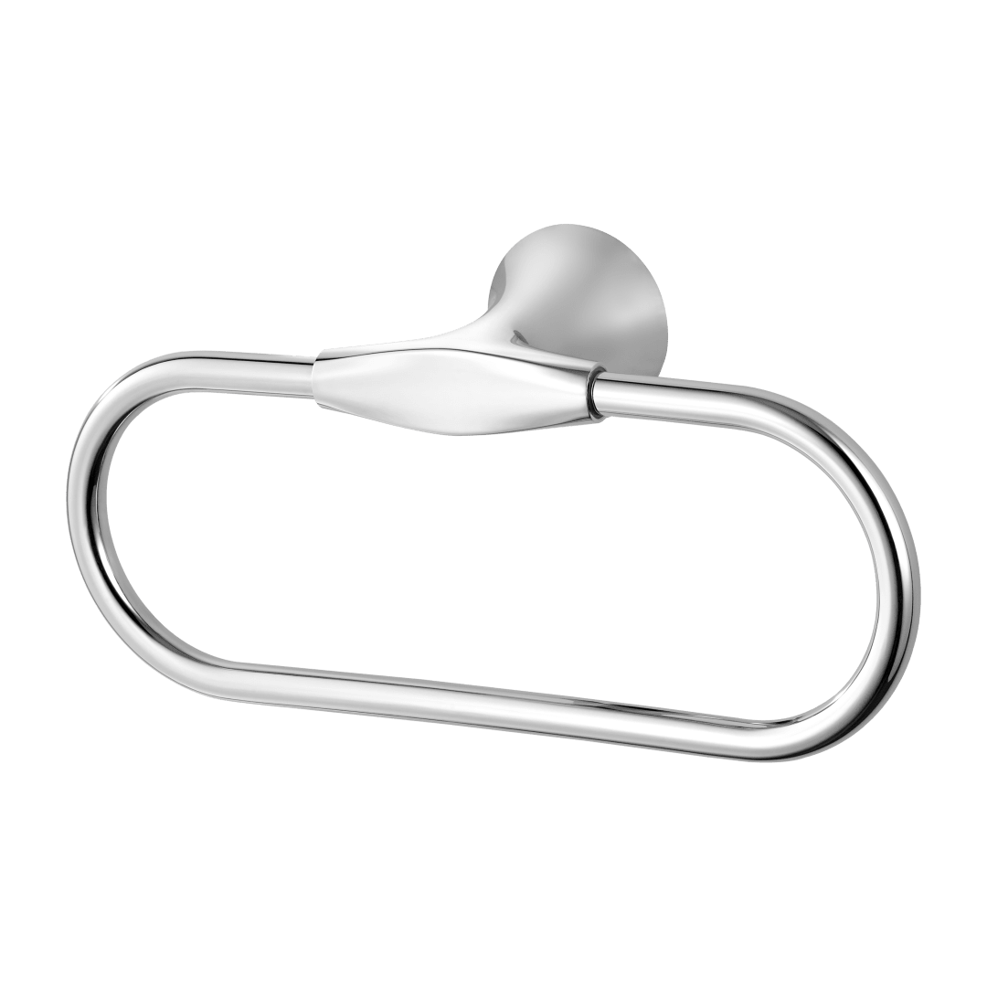 Kenzo Towel Ring in Polished Chrome