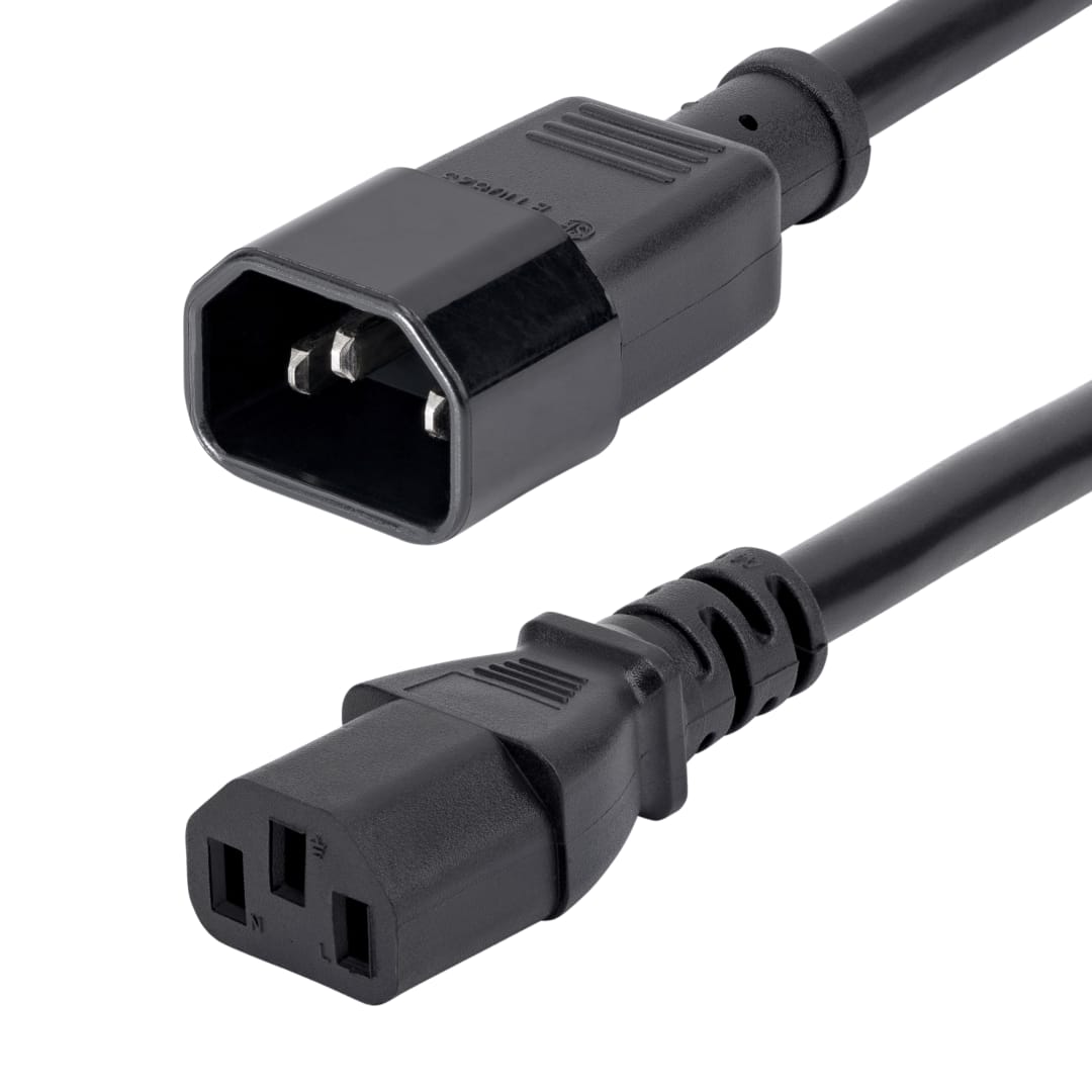 6ft 14AWG Power Cord Extension - C14 to C13