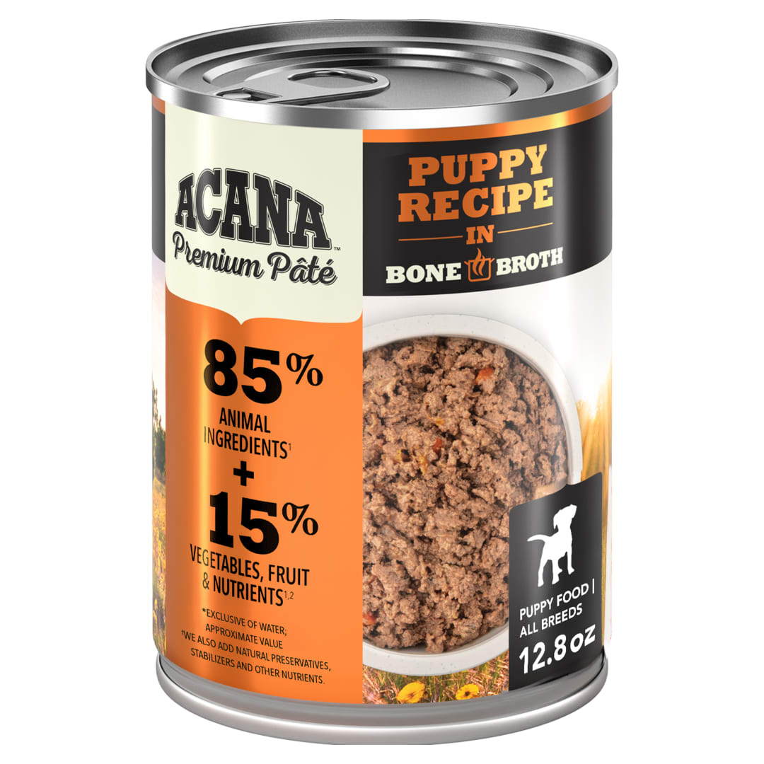 ACANA Premium Pate in Bone Broth Grain-free Wet Dog Food Puppy Recipe