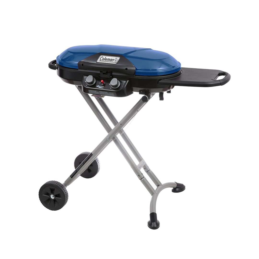 Coleman® RoadTrip X-Cursion 2 Burner Propane Gas Portable Grill, Blue