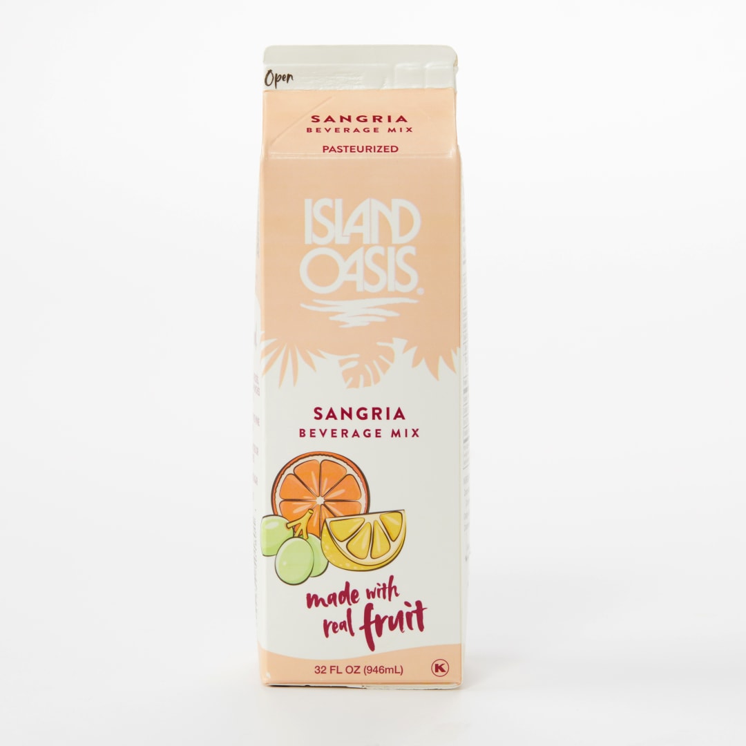 Island Oasis Frozen Sangria Beverage Mix, 12 x 32 fl oz