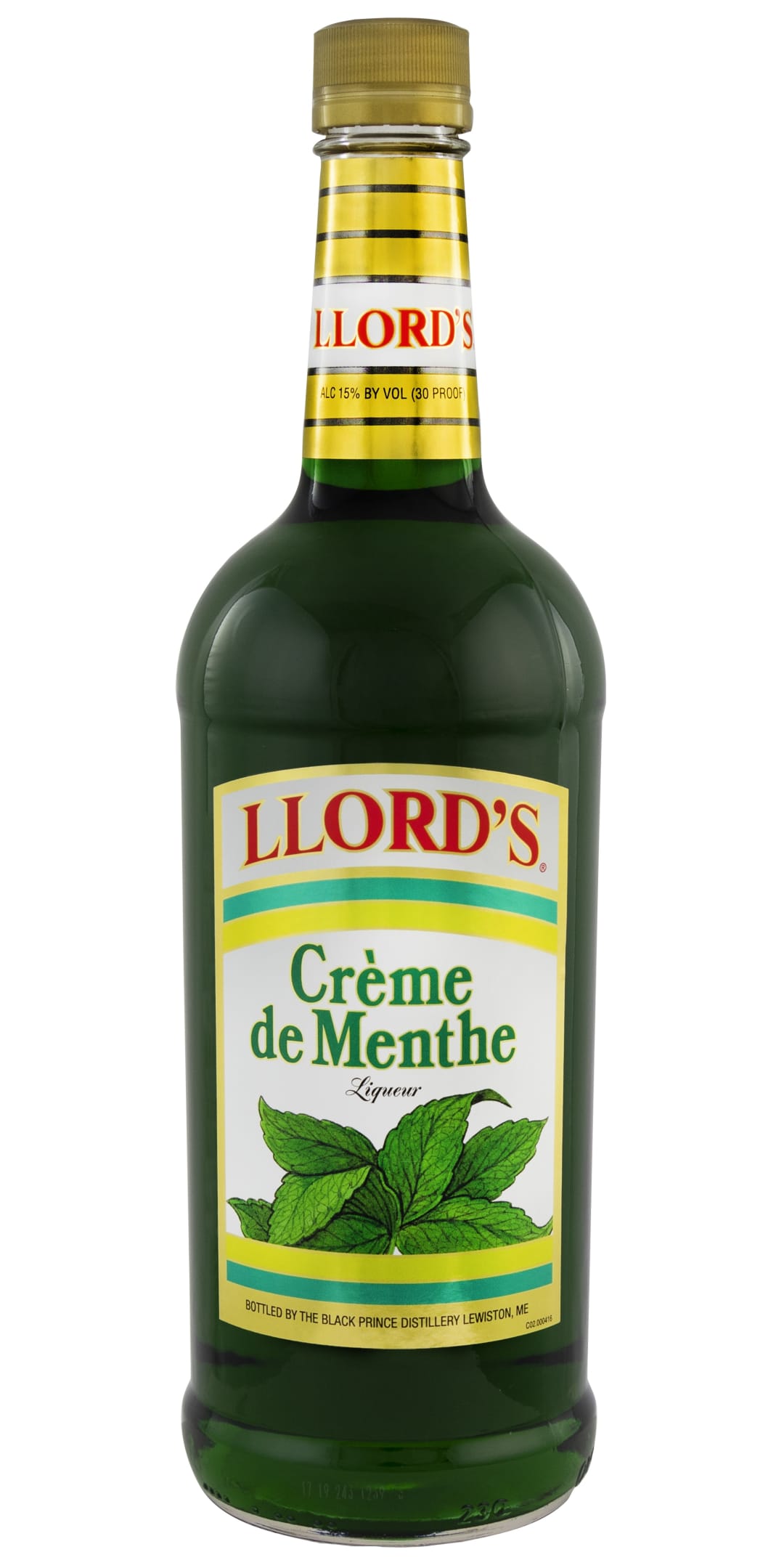 Llords Creme de Menthe Liqueur 1l 30 Proof