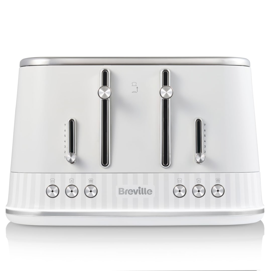 BREVILLE RIVIERA METAL TOASTER WHITE