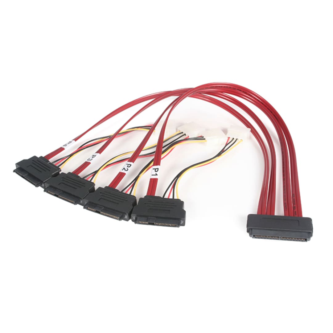 50cm SAS SFF8484 to SFF8482 Cable w. Power