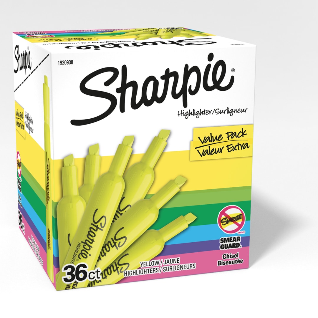 Sharpie® Tank Highlighters, Chisel Tip