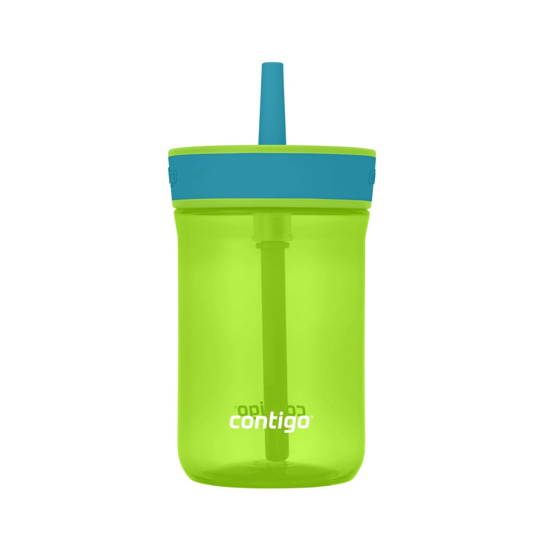 Contigo® Kids’ Leighton Straw Tumbler with Spill-Proof Leak-Proof Lid, 14oz.