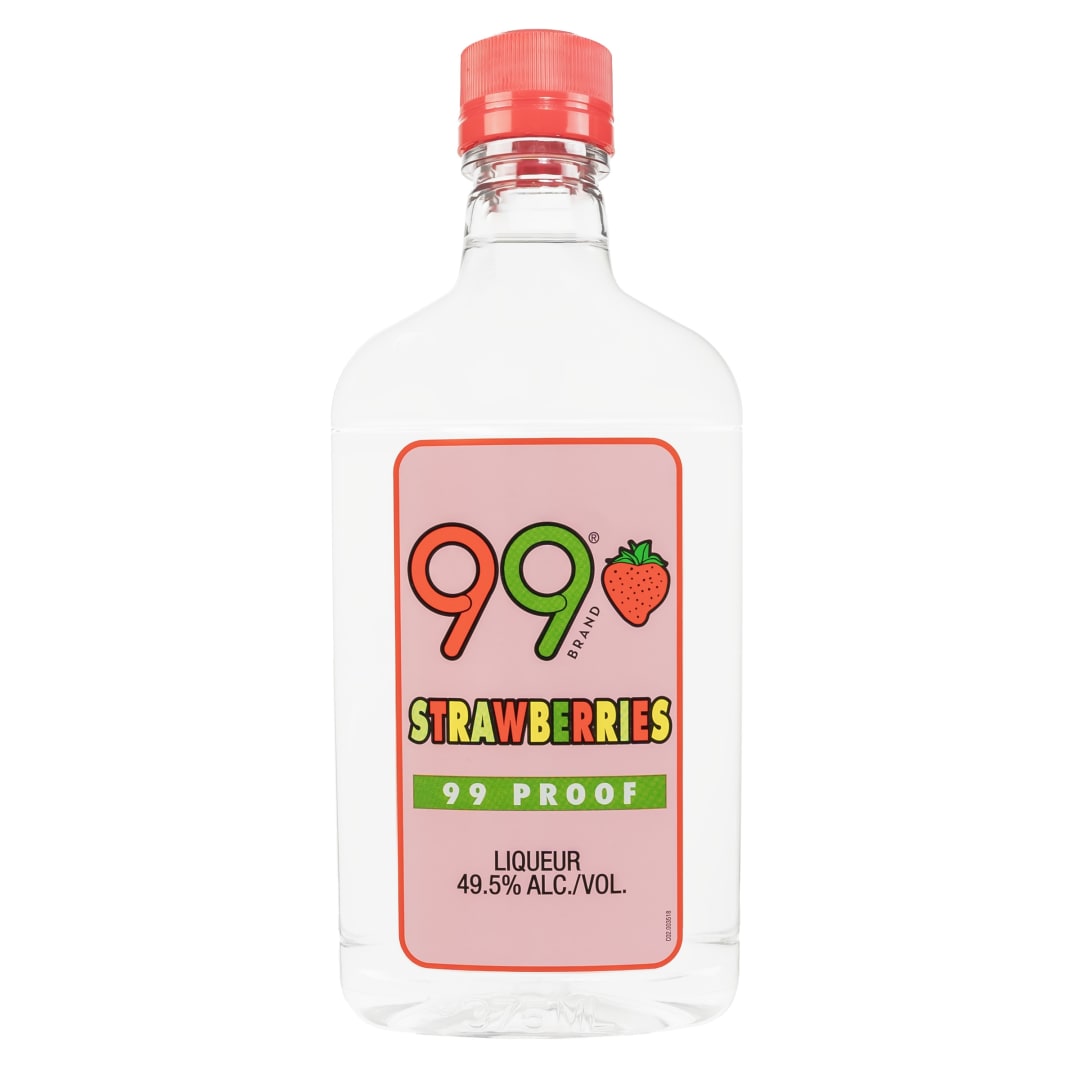 99 Strawberries Liqueur 375ml 99 Proof