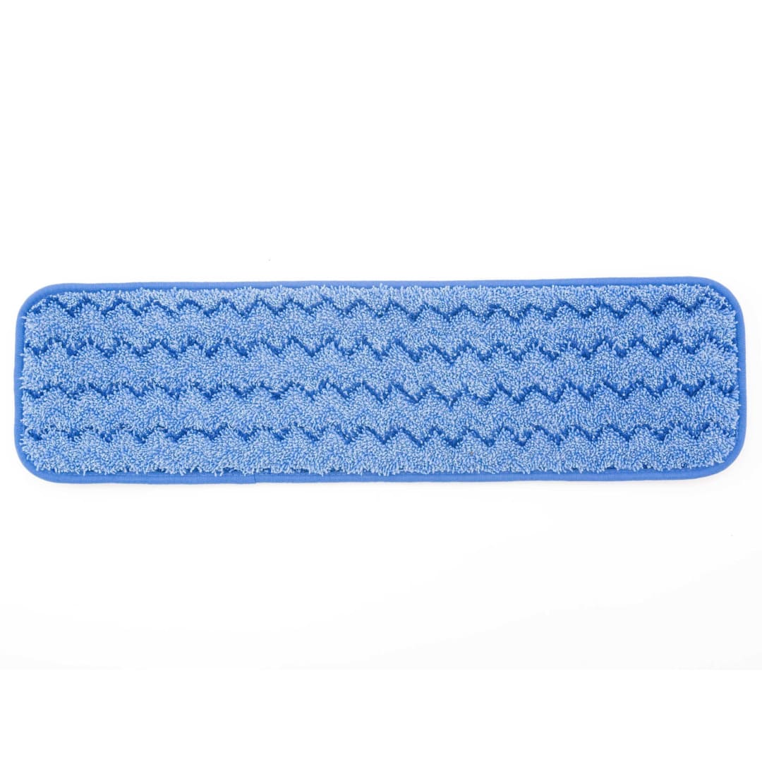 Rubbermaid Commercial Products HYGEN 18" Microfiber Mop Pad, Blue