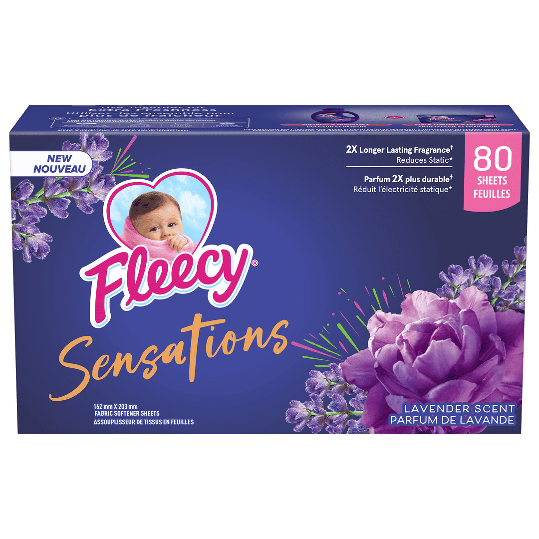 Feuilles pour sécheuse Fleecy Aroma Therapy, Relax, 80 feuilles