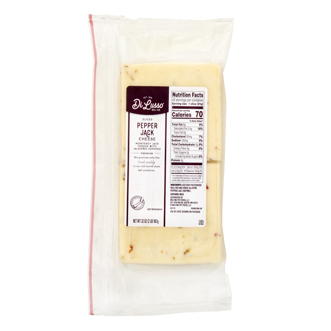 DI LUSSO Pepper Jack Cheese Sliced