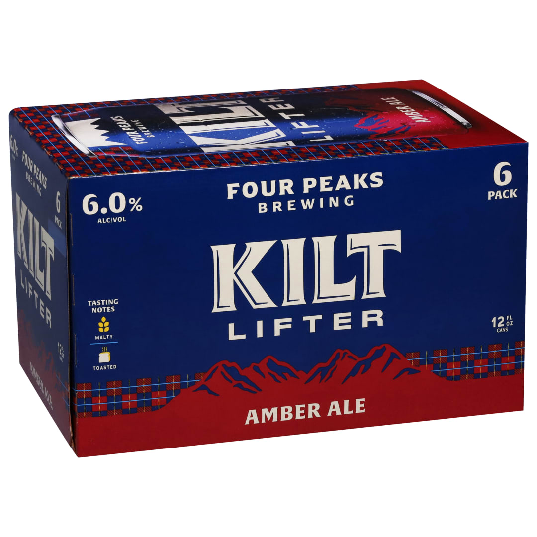 Four Peaks Brewing Amber Ale Kilt Lifter Beer 6 - 12 fl oz Cans