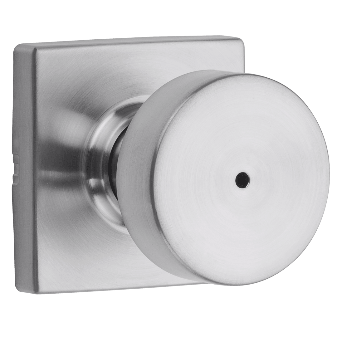 Pismo Bed/Bath Door Knob in Satin Chrome
