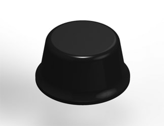 3M™ Bumpon™ Produtos Protetores SJ5745 Preto, 3000/caixa